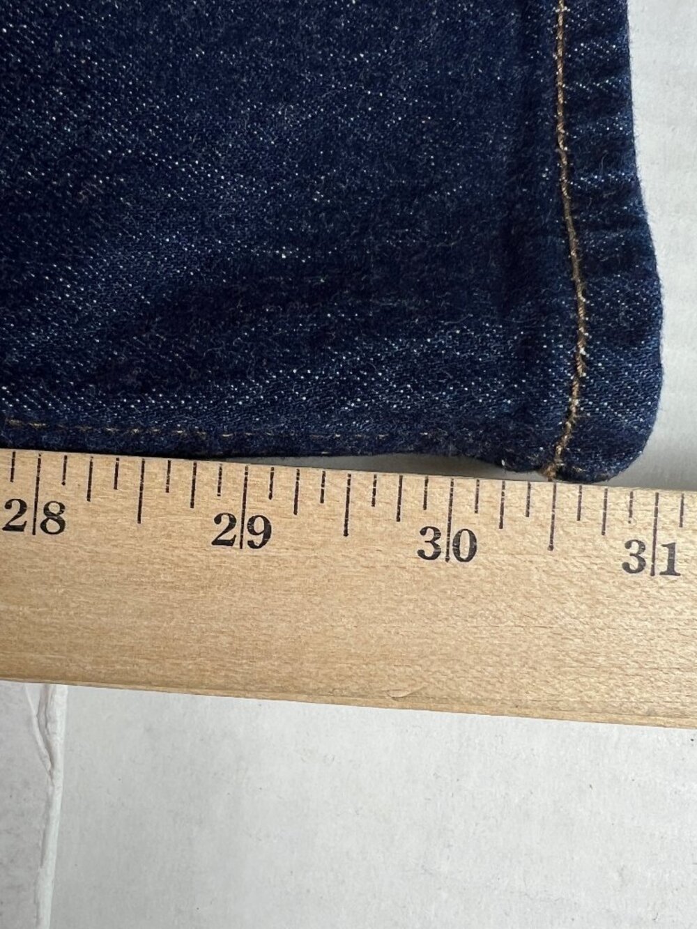 Abercrombie Fitch Jeans Women's 28x30* Boot Cut High Rise Dark Blue Denim Tag 27 - Picture 12 of 16
